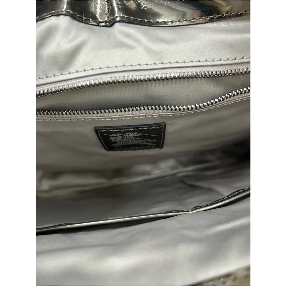 Women's Burberry Brooke hobo Bag canvas check made in Italy pristine condition